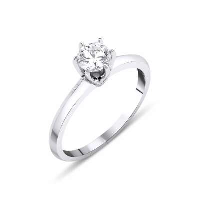 0.50 Karat Tektaş Yüzük – 14 Ayar Altın Işıltısı - 7