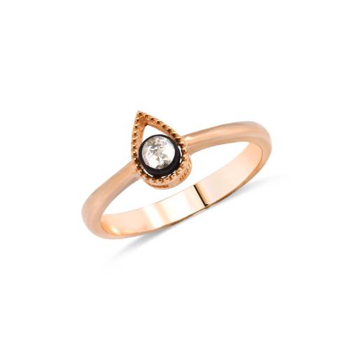 0,05ct Elmas Yüzük - 1