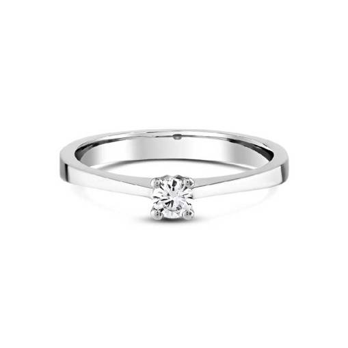 0.06ct Pırlanta Tektaş Yüzük-18K - 2