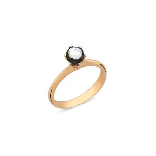 0.10ct Elmas Tektaş Yüzük - 1