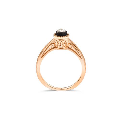 0,10ct Elmas Yüzük - 2