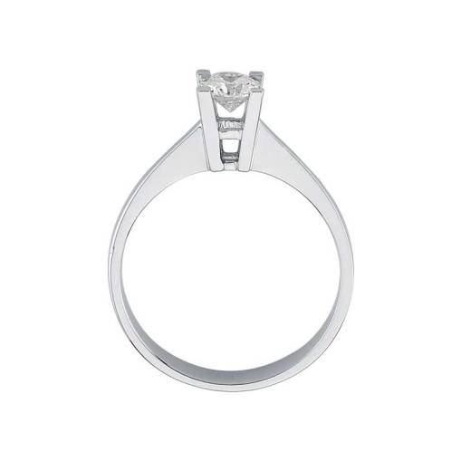 0,10Ct Pırlanta Tektaş Yüzük-18K - 2