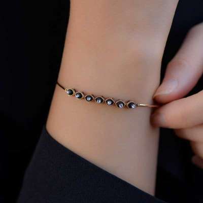 0.12ct Elmas Sırataşlı Bileklik - 2