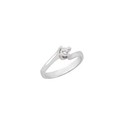 0.15ct Pırlanta Tektaş Yüzük-18k - 2