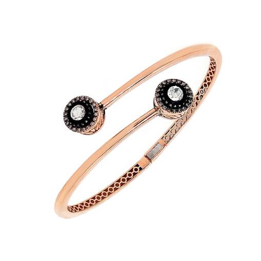 0.20ct Elmas Kelepçe Bilezik - 2