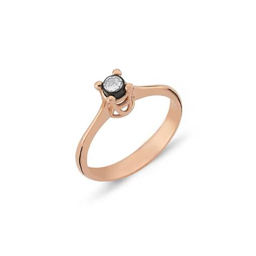 0.20ct Elmas Tektaş yüzük-8k - 1
