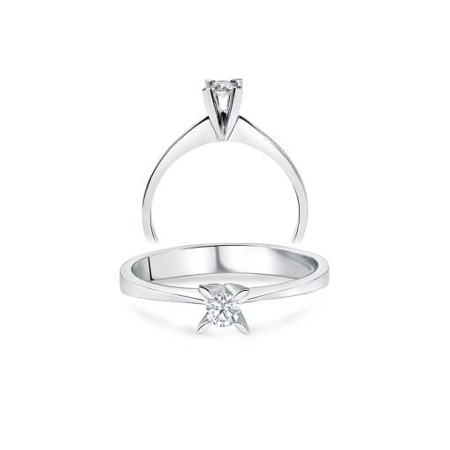 0.20ct Tektaş Pırlanta Yüzük-14k - 1