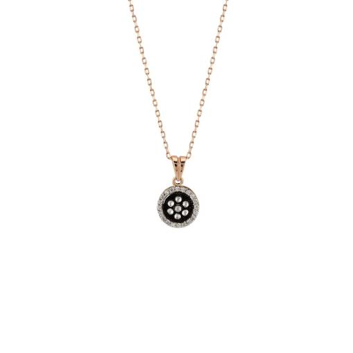 0.21 ct Elmas Kolye - 1