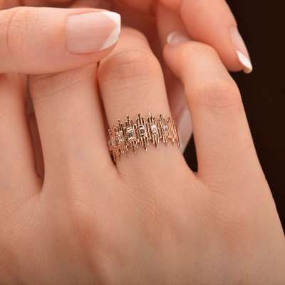 0.21ct Pırlanta Yüzük - 1