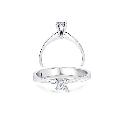 0.21ct Tektaş Pırlanta Yüzük-14k - ENGİNGOLD