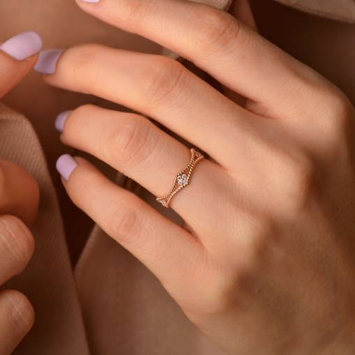 0.24ct Pırlanta Yüzük - 1