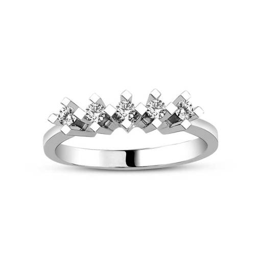 0.25Ct Pırlanta Beştaş Yüzük-18k - 2