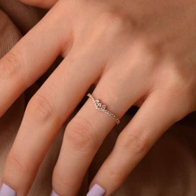 0.25ct Pırlanta Yüzük - 1