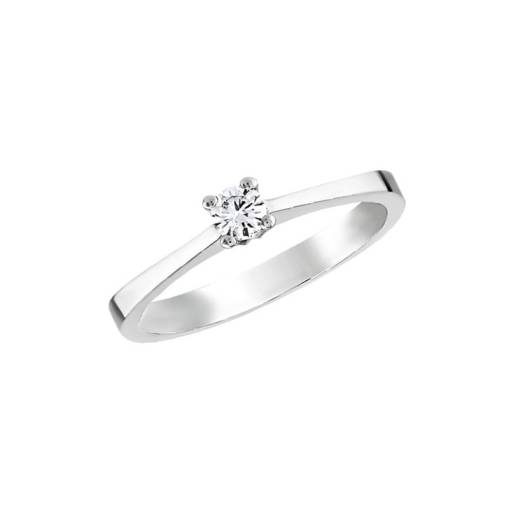 0,30Ct Pırlanta Tektaş Yüzük - 14K - 1