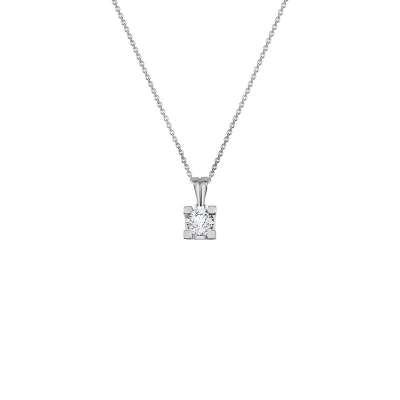 0.31ct Pırlanta Tektaş Kolye - ENGİNGOLD