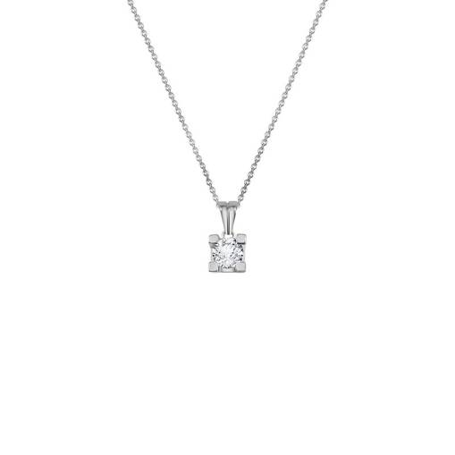 0.31ct Pırlanta Tektaş Kolye - 1