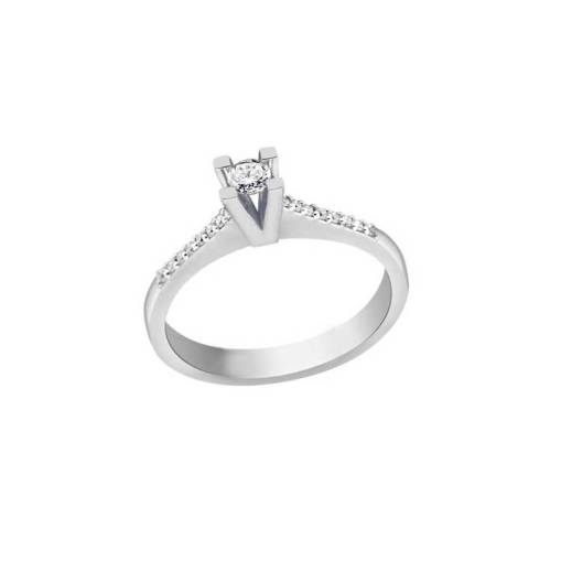 0.31ct Pırlanta Tektaş Yüzük-18k - 1