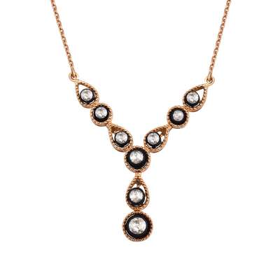 0,34ct Elmas Kolye - 1