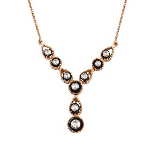 0,34ct Elmas Kolye - 1
