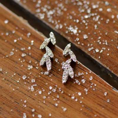 0.35ct Pırlanta Küpe - 2