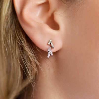 0.35ct Pırlanta Küpe - ENGİNGOLD MDL