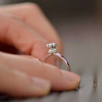 0.40ct Pırlanta Tektaş Yüzük - 2