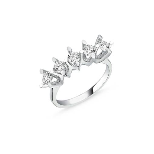 0,42ct Pırlanta Beştaş Yüzük-14k - 1