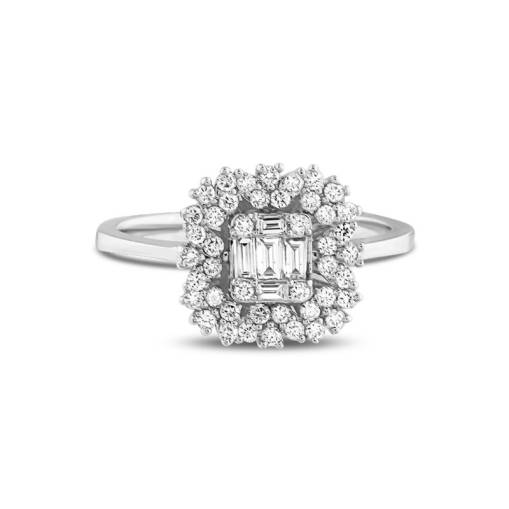 0.43ct Pırlanta Baget Yüzük - 2