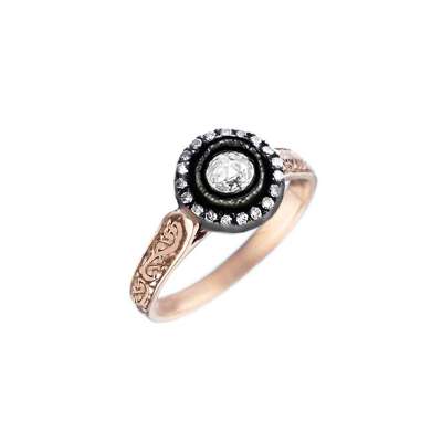 0.45ct Otantik Elmas Yüzük - ENGİNGOLD