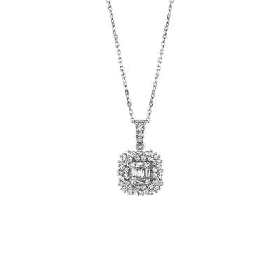 0.45ct Pırlanta Kolye - 1
