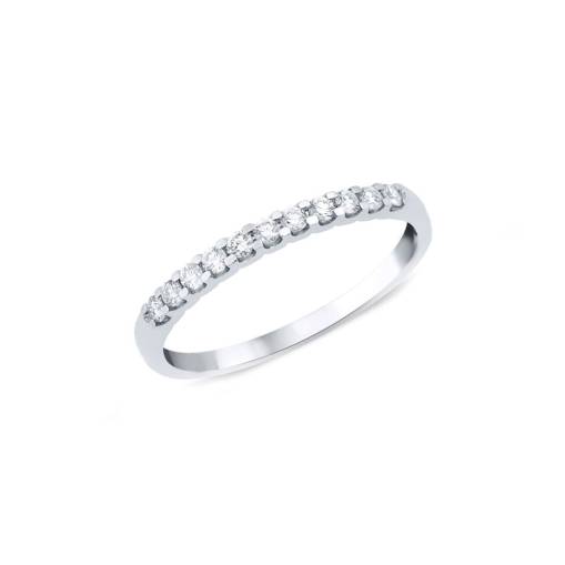 Pırlanta Yarımtur Yüzük-14k 30-40 - 1