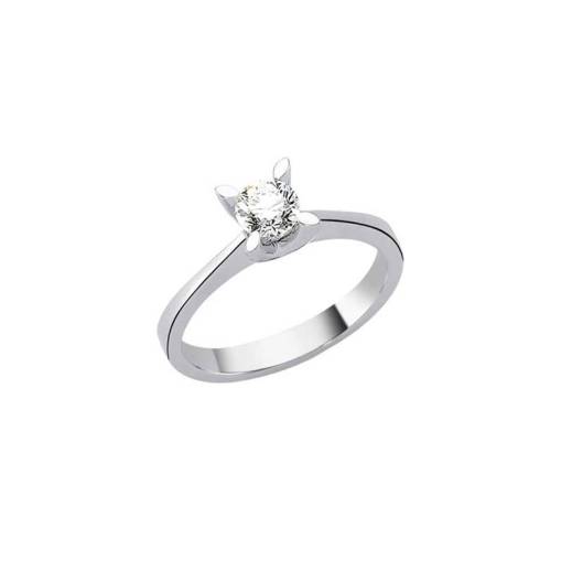 0,60Ct Pırlanta Tektaş Yüzük - 14K - 1