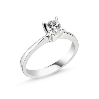0,72ct Pırlanta Tektaş Yüzük - ENGİNGOLD