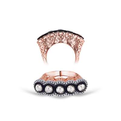 0.83ct Elmas Beştaş Yüzük - ENGİNGOLD