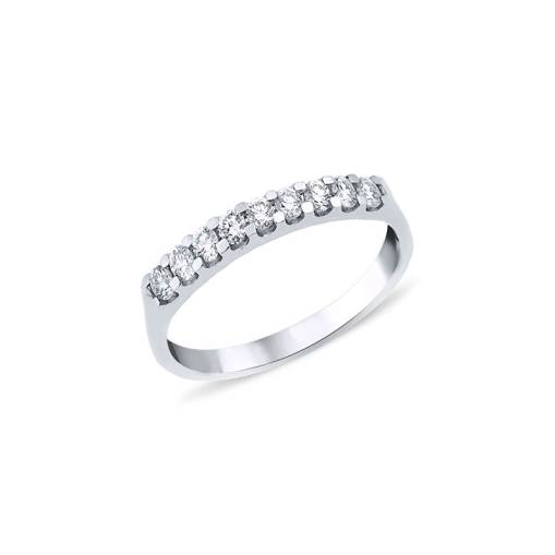 0,99ct Pırlanta Yarımtur Yüzük-14k - 1