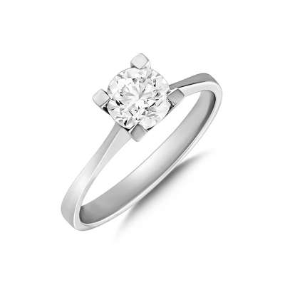 1.01Ct Pırlanta Tektaş Yüzük-14k - 1