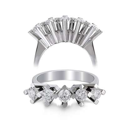 1,19ct Pırlanta Beştaş Yüzük-14k - ENGİNGOLD