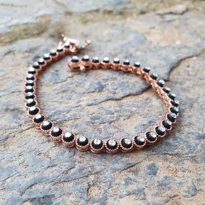 1.20Ct Elmas Suyolu Bileklik - 3