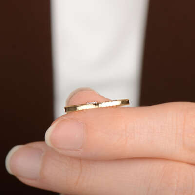 14 Ayar Ajda Yüzük (Taşsız) – Sarı Altın - 3