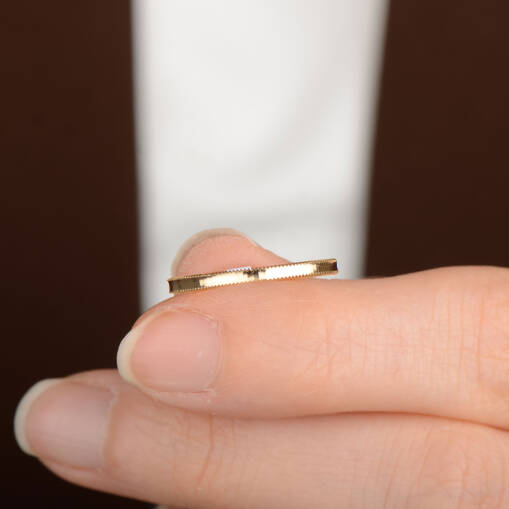 14 Ayar Ajda Yüzük (Taşsız) – Sarı Altın - 3