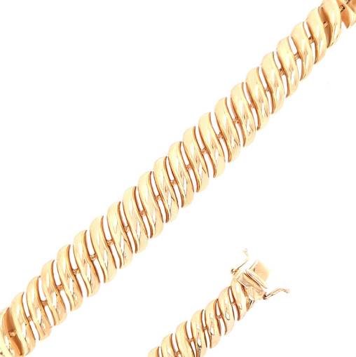 14 Ayar Altın Akordiyon Bileklik - 2