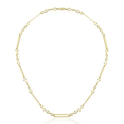 14 Ayar Altın Aura Zincir Kolye - ENGİNGOLD ZİNCİR-İŞ