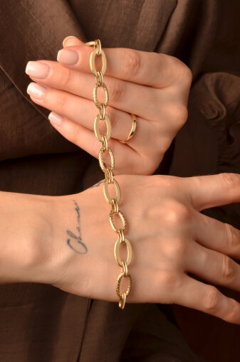14 Ayar Altın BOLD BİLEKLİK - 6