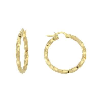 14 Ayar Altın Burma Halka Küpe - ENGİNGOLD EMR