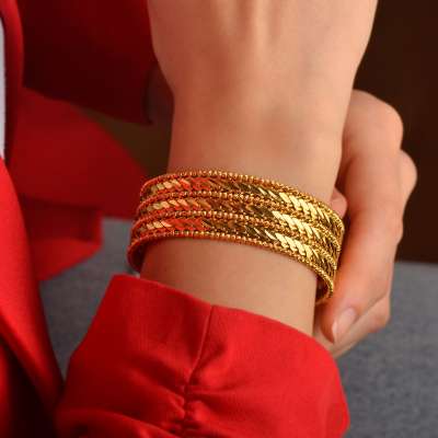 14 Ayar Altın Burma Kelepçe Bilezik - ENGİNGOLD İHO