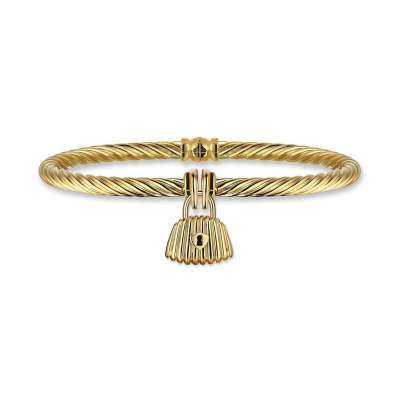 14 Ayar Altın Çanta Kilit Kelepçe Bilezik - ENGİNGOLD CETAŞ