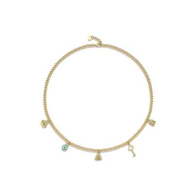 14 Ayar Altın Cetaş Dilek Kolyesi - ENGİNGOLD CETAŞ