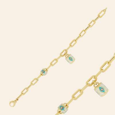 14 Ayar Altın Cetaş Fortuna Bileklik - ENGİNGOLD CETAŞ