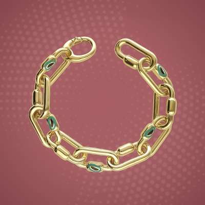 14 Ayar Altın Cetaş Fortuna Bileklik - ENGİNGOLD CETAŞ