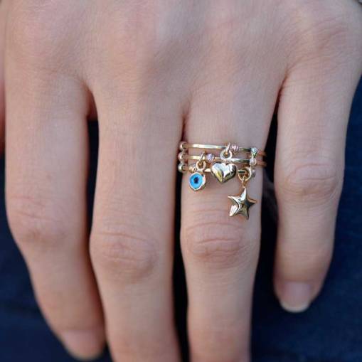 14-Karat Gold Multi-Figural Rings - 1